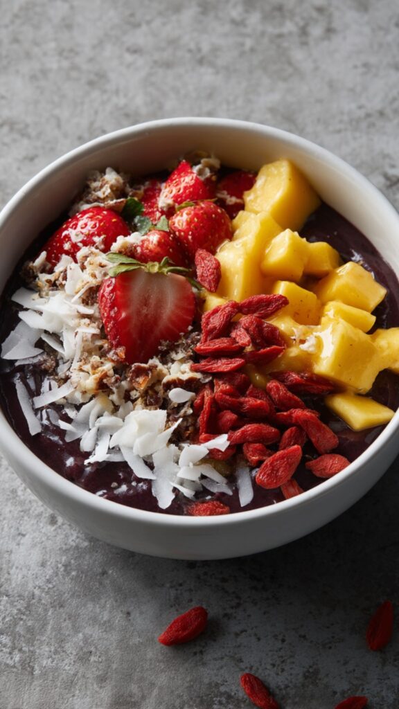 Smoothie King Berry Goji Getaway Bowl Recipe