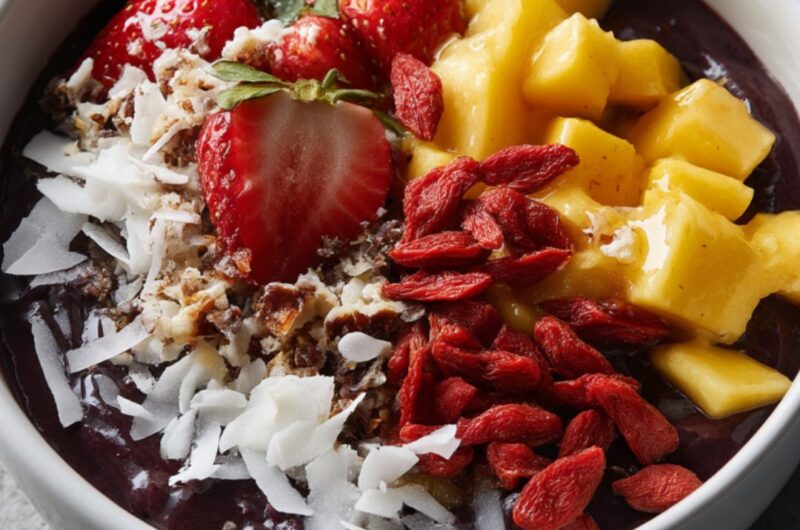 Smoothie King Berry Goji Getaway Bowl Recipe