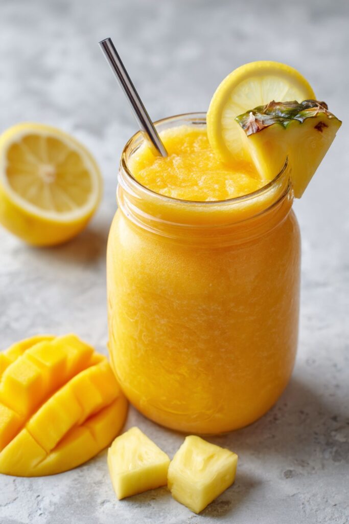 Smoothie King Pineapple Mango Lemonade Refresher Copycat Recipe