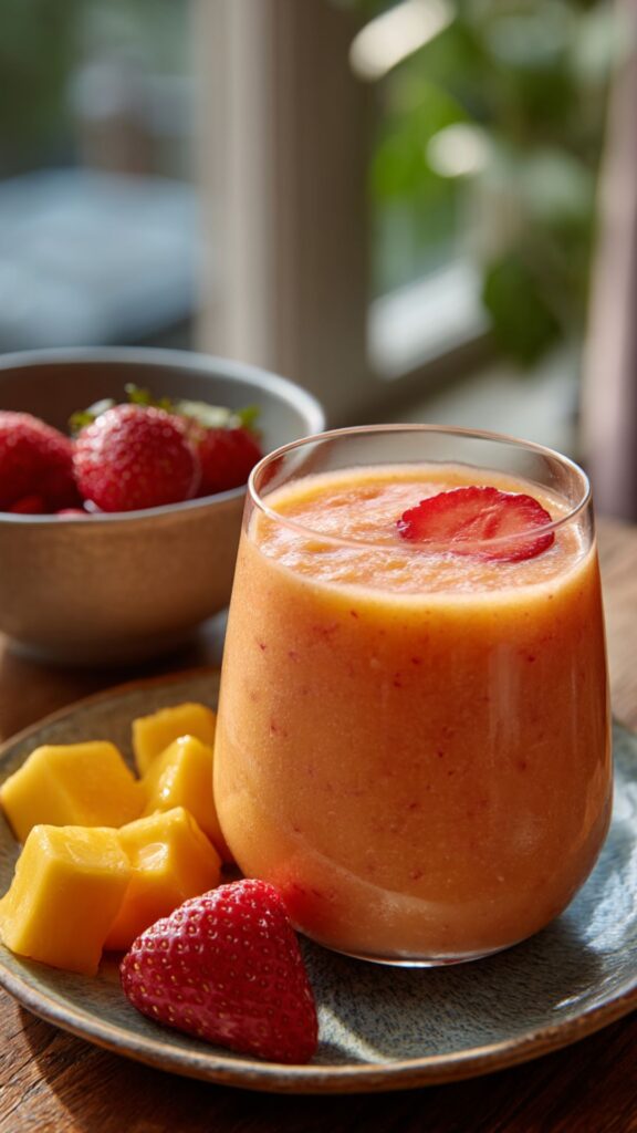 Smoothie King Pure Recharge Mango Strawberry Recipe