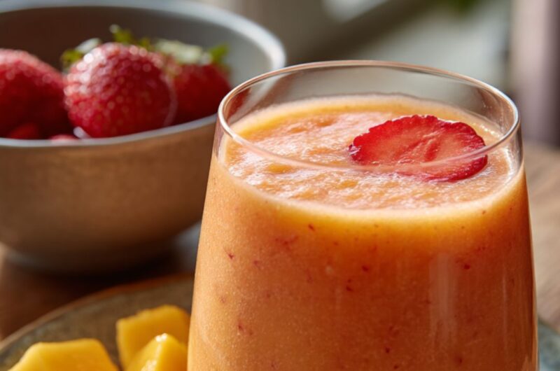Smoothie King Pure Recharge Mango Strawberry Recipe