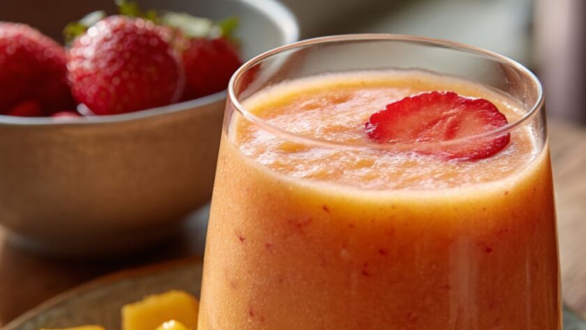 Smoothie King Pure Recharge Mango Strawberry Recipe
