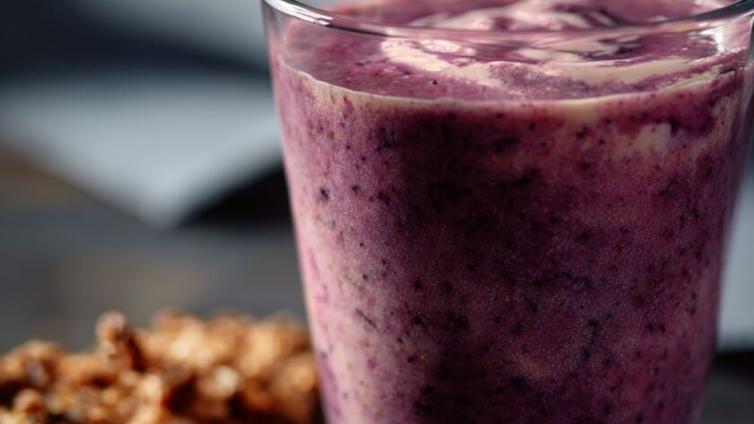 Gut Health Greek Yogurt Strawberry Blueberry