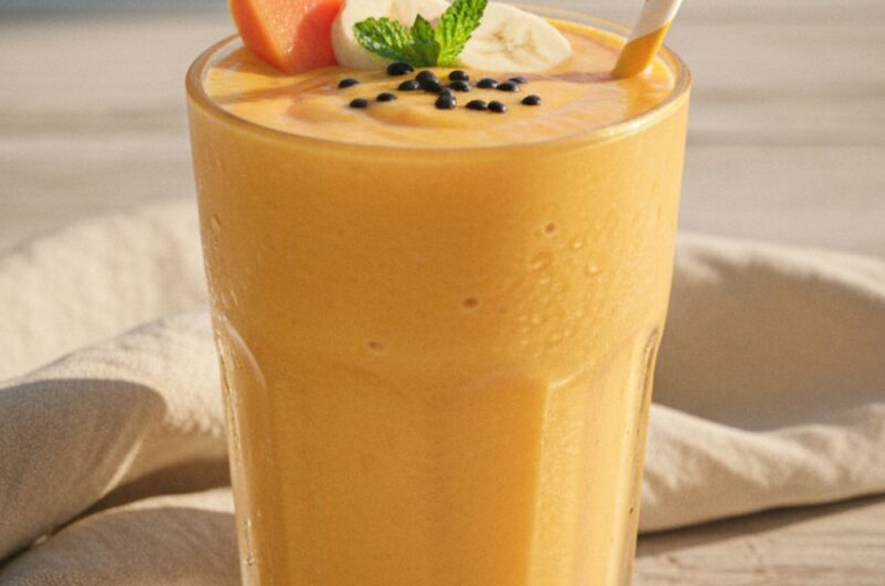 Papaya-Banana Smoothie