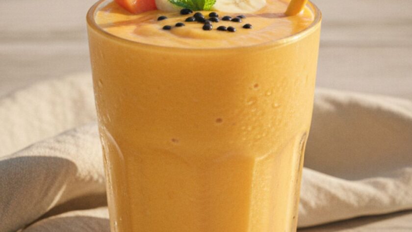 Papaya-Banana Smoothie