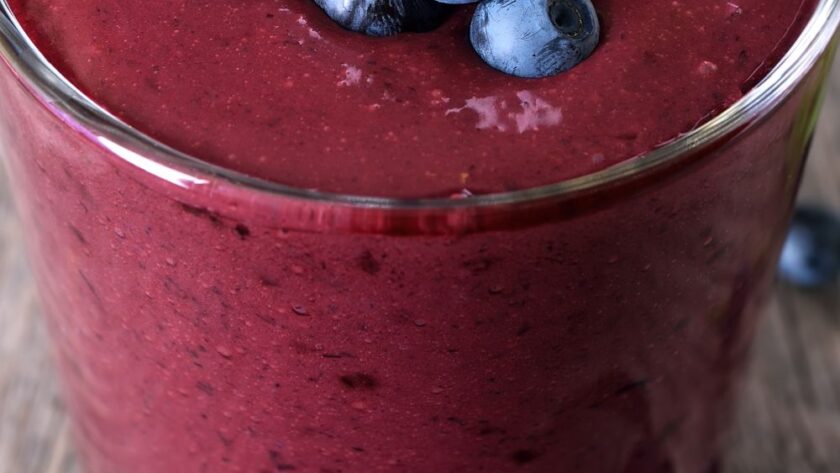 Blueberry Smoothie Juice