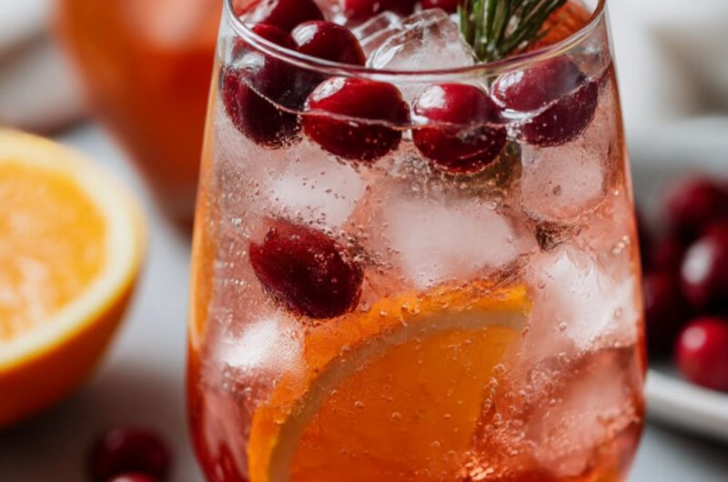 Cranberry Aperol Spritz