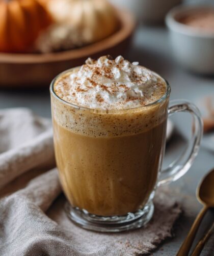 Homemade Pumpkin Spice Latte