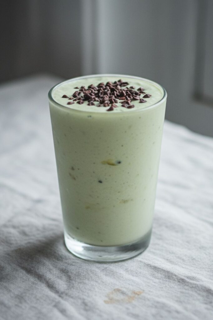 Keto Mint Chip Breakfast Smoothie