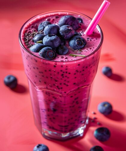 Almond Milk and Berry Smoothie