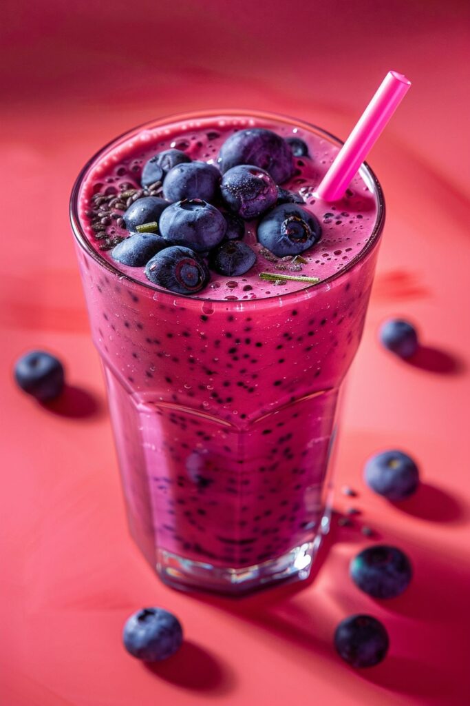 Almond Milk and Berry Smoothie