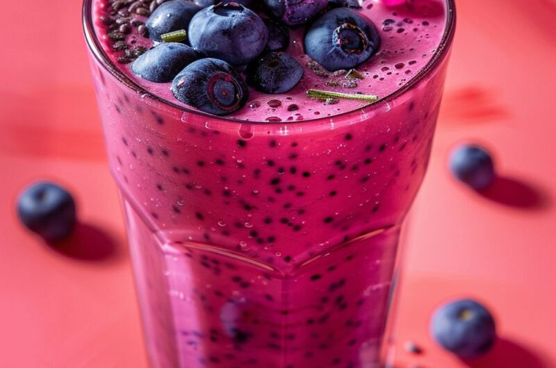 Almond Milk and Berry Smoothie