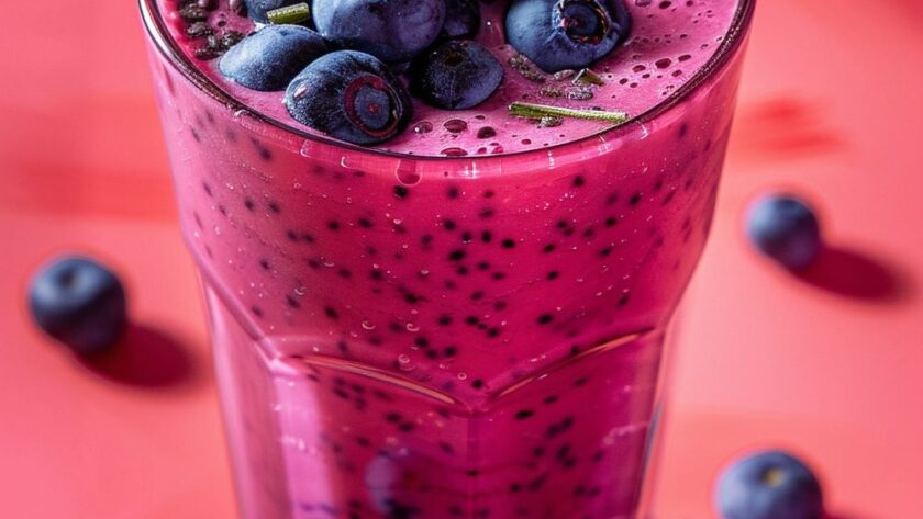 Almond Milk and Berry Smoothie