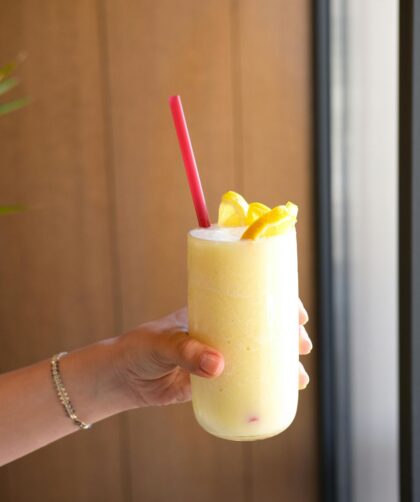 Mango Strawberry and Pineapple Smoothie
