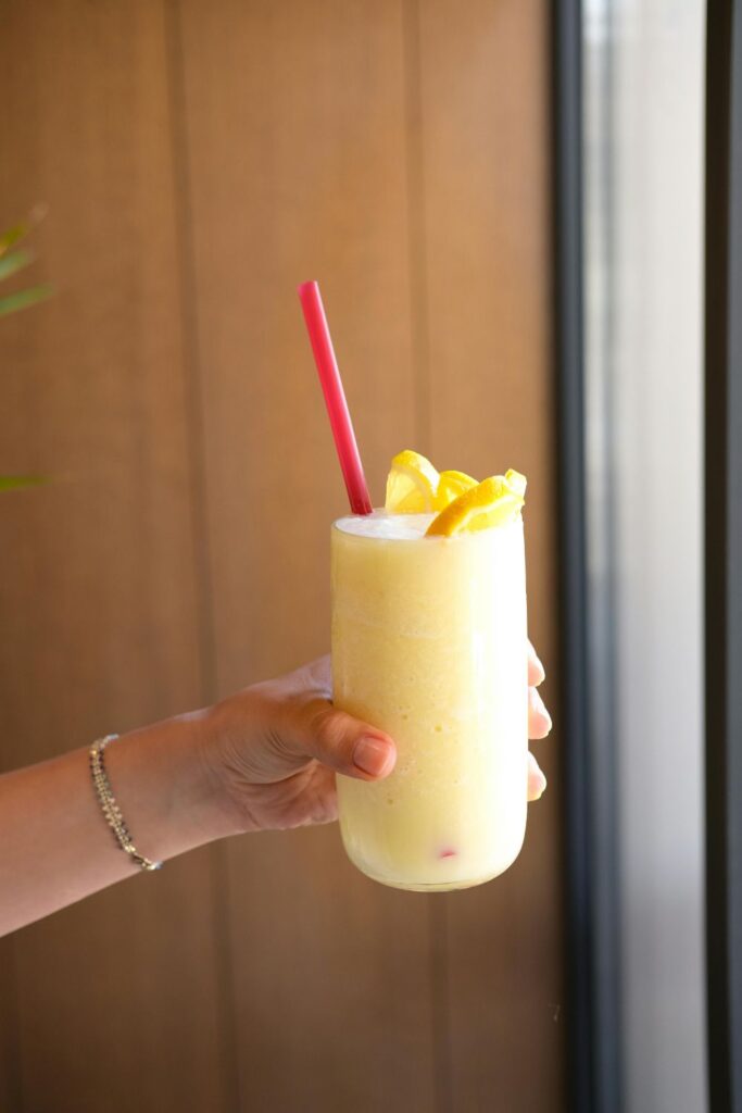 Mango Strawberry and Pineapple Smoothie
