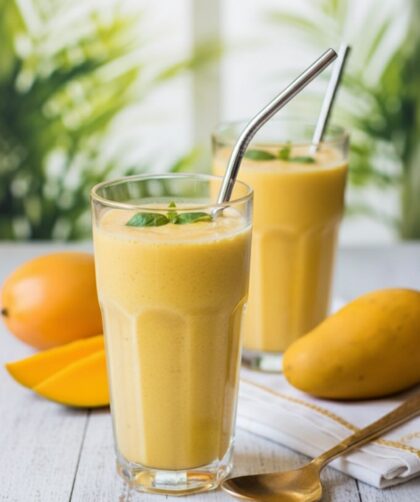 Mango-Yogurt-White Rum Smoothie