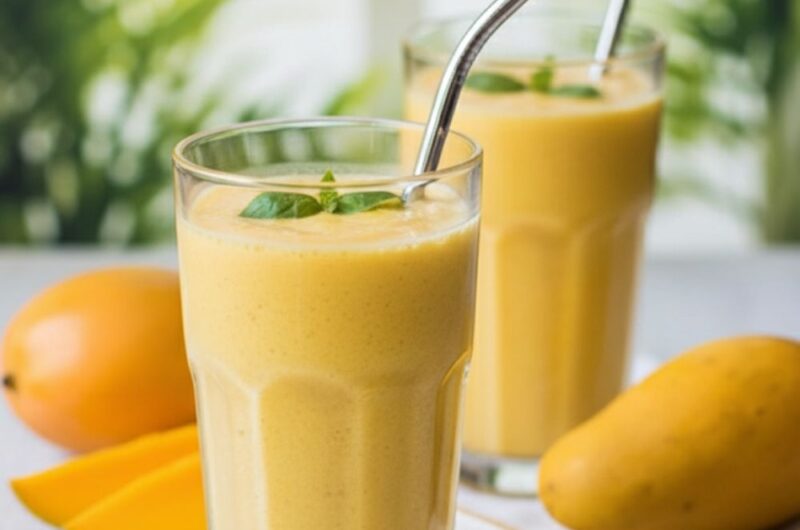 Mango-Yogurt-White Rum Smoothie