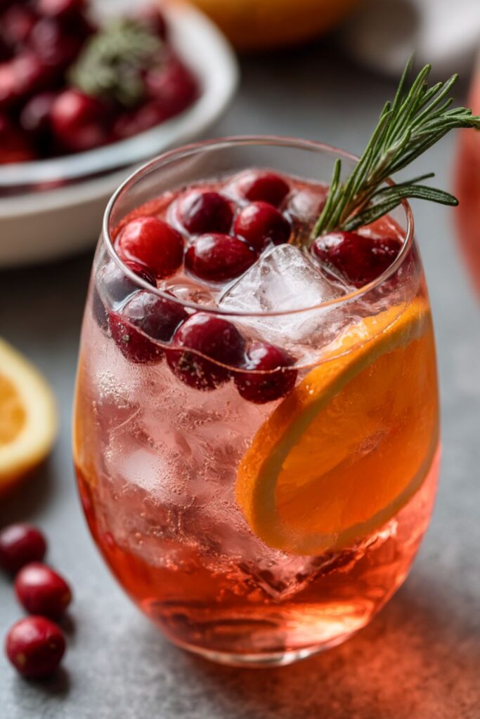 Cranberry Aperol Spritz